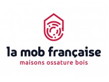 Le logo La MOB française, une création de l'agence Mars Rouge à Mulhouse