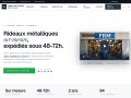 Fabricant rideaux métallique