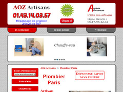 AOZ Artisans : Plombier professionnel à Paris 12